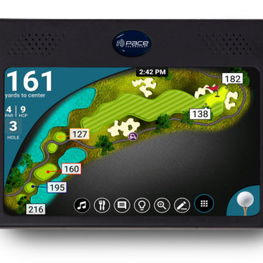 GPS Display Unit OEM EZGO 100-3004PE PACE10 Enhanced On Course Navigation For Golf Carts