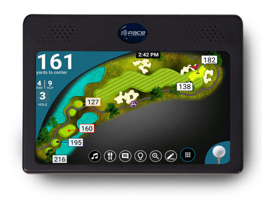 GPS Display Unit OEM EZGO 100-3004PE PACE10 Enhanced On Course Navigation For Golf Carts