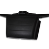 E-Z-GO OEM front fascia for golf carts, model 639811, black plastic replacement part with smooth finish and mounting points