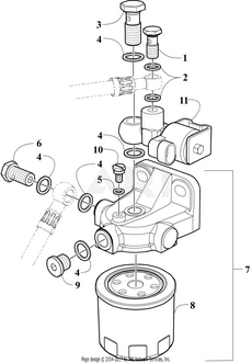 E-Z-GO fuel filter OEM 3206-399 for golf carts, high-quality replacement part for engine protection and clean fuel flow