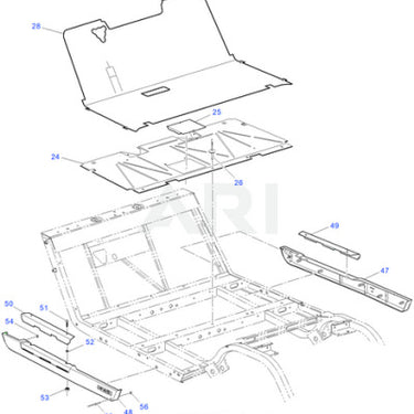 Lower Floorboard Replacement OEM 70451G01 For E-Z-GO Golf Carts Genuine OEM Part Kit