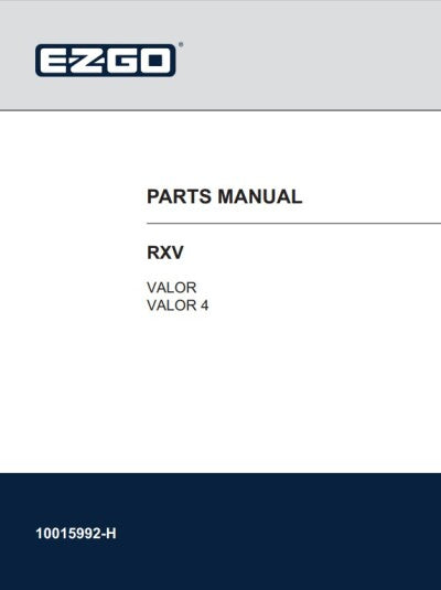 E-Z-GO RXV EFI engine Model 10015997 for fleet and 2x2 golf carts, OEM replacement, part of the Freedom series.