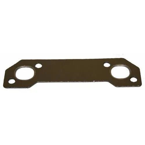 E-Z-GO OEM exhaust manifold gasket for golf carts, showing the gasket's shape and material for engine sealing.