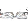 E-Z-GO OEM Head Lamp Kit 607445 for EZGO RXV golf carts with weatherproof right and left lamps, high visibility lighting.