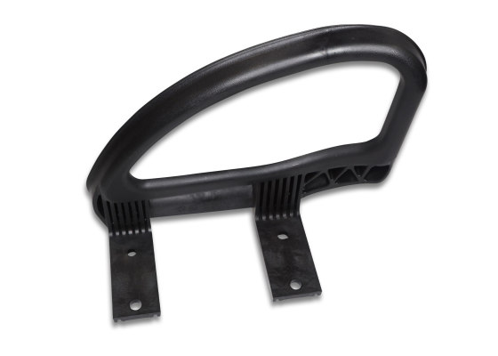 E-Z-GO right-hand hip restraint for golf carts, durable safety accessory for premium comfort and stability.