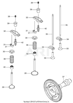 E-Z-GO Intake Valve OEM 603536 Replacement for Golf Carts Kawasaki TXT RXV 2008 Onward - Rainier Parts