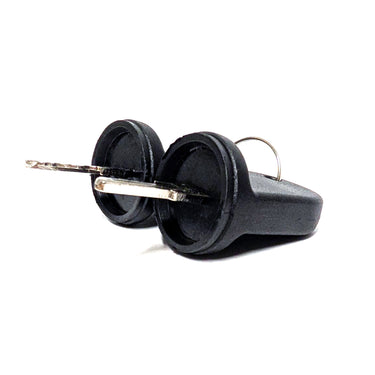 E-Z-GO RXV key set OEM 611282 for golf carts, includes replacement ignition keys and spare fleet kit for RXV models