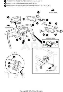 E-Z-GO OEM Key Switch and Key Set 2 Position 6 Pin 656070 Genuine Replacement for Golf Carts