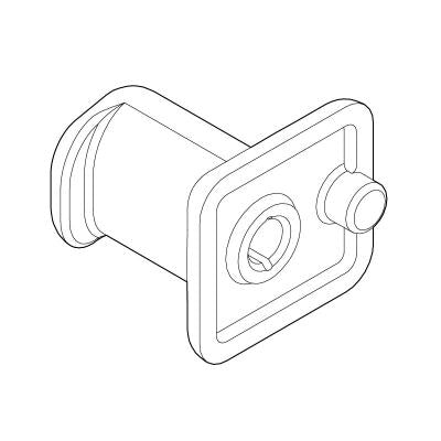 E-Z-GO Keeper Latch Draw 612977 for golf carts, durable OEM storage compartment latch with reliable construction.