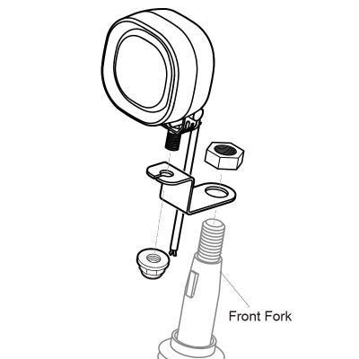 E-Z-GO OEM 667005 LED headlight assembly for golf carts providing brighter night visibility and enhanced lighting performance.