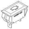 E-Z-GO OEM 659101 Warning Light for Golf Carts Bright Safety Indicator OEM Part - Rainier Parts