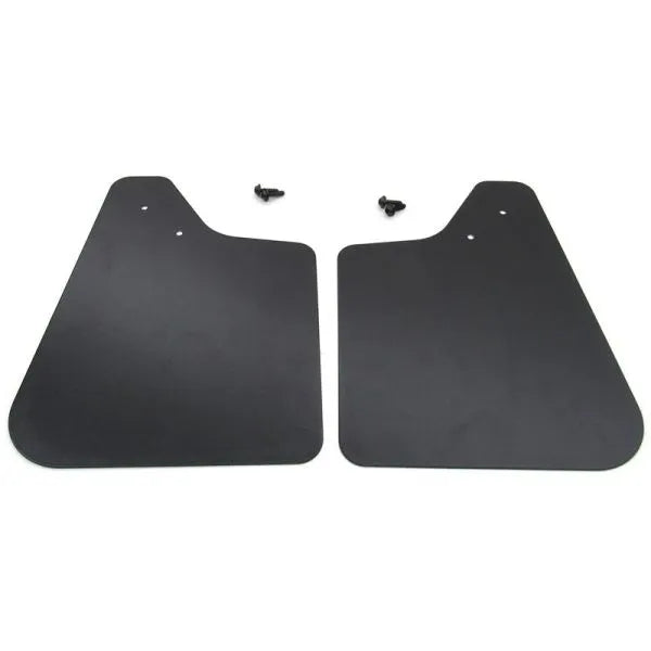 E-Z-GO Liberty OEM mud flap kit for golf carts, durable all-weather debris protection, low profile design on the vehicle.