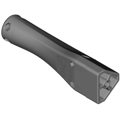 E-Z-GO OEM SVC paddle with triangular center post for golf cart maintenance and service, black plastic handle and grip