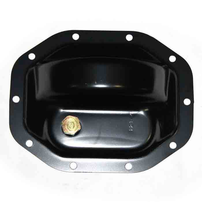 E-Z-GO 601085 differential cover plug for golf carts, durable OEM replacement part, shown attached to the differential cover.