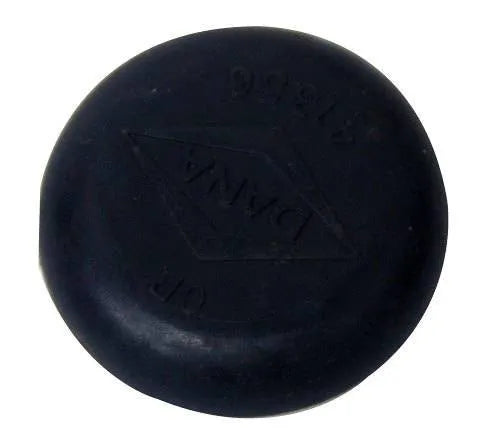 E-Z-GO OEM rubber plug, durable dust and moisture seal, replacement part for golf carts, shown in the image.