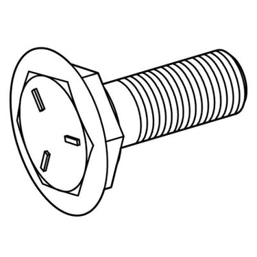 EZ-GO OEM Hex Screw Cap 1/4-20 Patch Lock Part 01118G01 For Golf Carts Durable Fastener