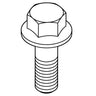 E-Z-GO OEM screw lock flanged fastener 13437G9 for golf carts, durable, vibration-resistant replacement part.