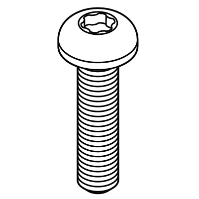 E-Z-GO M6 Boss Screw OEM replacement part for RXV golf cart accelerator pedal mount, high-quality screw for secure fit.