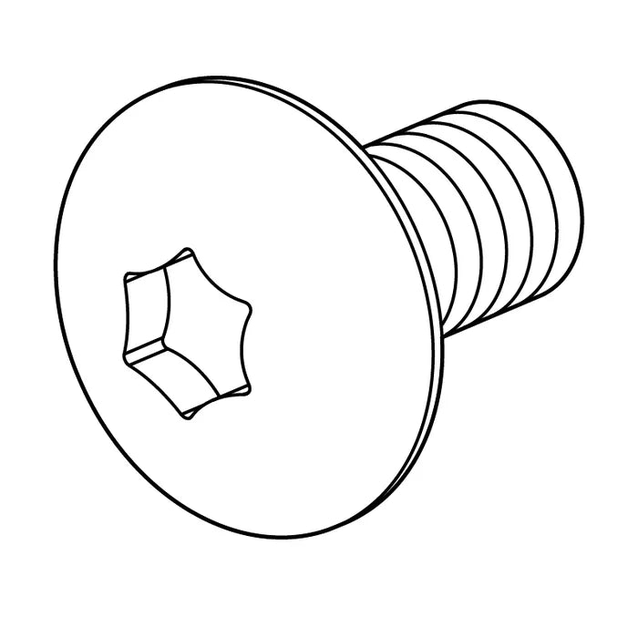 E-Z-GO OEM Truss Head Torx Screw 1/4-20 x 1/2 inch, durable corrosion-resistant fastener for golf carts.