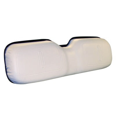 E-Z-GO OEM seat back cover in oyster medium for golf carts, premium quality replacement seat cover with secure fit.