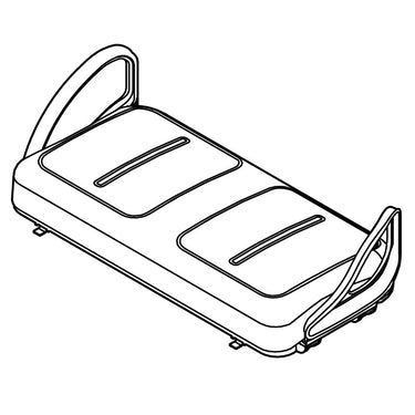 E-Z-GO OEM Tan Bench Seat Bottom 629269G0503 Premium Fit For Golf Carts Replacement Kit