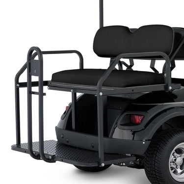E-Z-GO OEM Flip Flop Seat Kit Black for TXT Golf Carts Dual Seating Cargo Deck Part Number OEM
