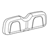 EZGO OEM Vinyl Foam Seat Back 644820G06 Black For Golf Carts Premium Interior Upgrade - Rainier Parts