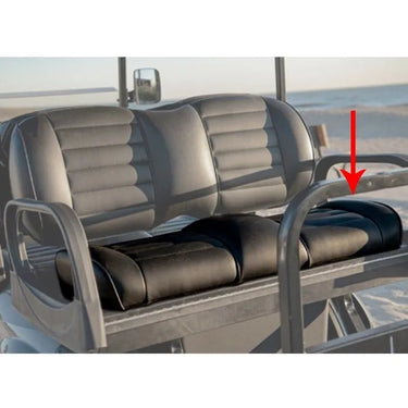 E-Z-GO TXT OEM Premium Flip Black Seat Bottom 10046625G21 Genuine Replacement For Golf Carts