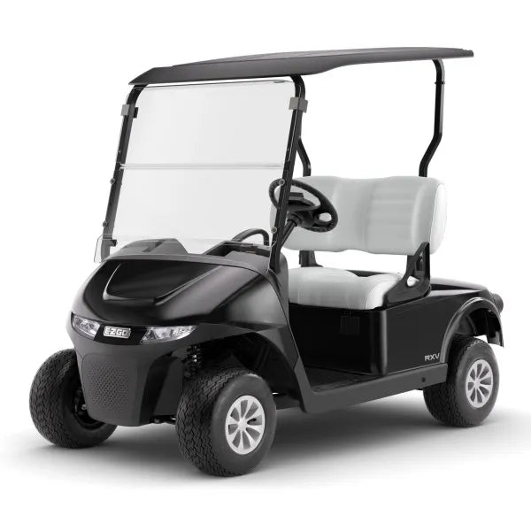 E-Z-GO OEM RXV golf cart seat bottom assembly in white, durable replacement part with part number 629269G4625.