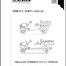 E-Z-GO 605232 SP ST350 Sport Gas Golf Cart Service Parts Manual for 2006 model, showing diagrams and maintenance details.