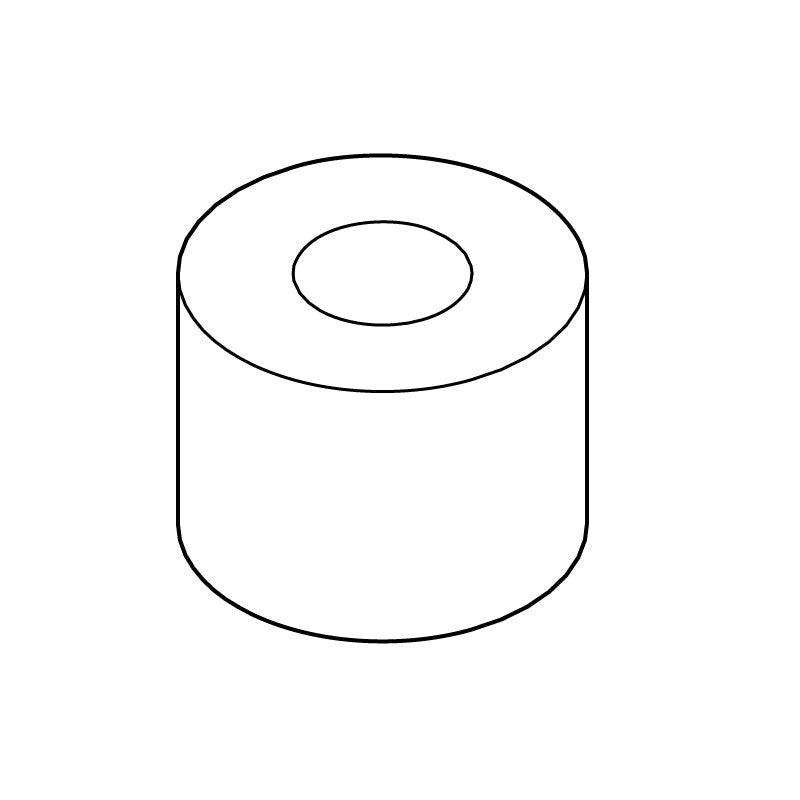 E-Z-GO OEM spacer, 1.31 inch long, for golf cart alignment, high-quality replacement part with model 75048G02.