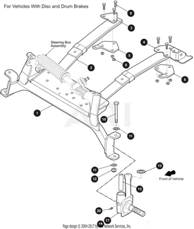 EZGO OEM 648168 Machined Left Hand Spindle Lifted Golf Carts Replacement Part For Precise Steering