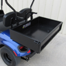 E-Z-GO OEM Fixed Steel Bed for RXV and TXT golf carts, durable steel construction shown in the image.