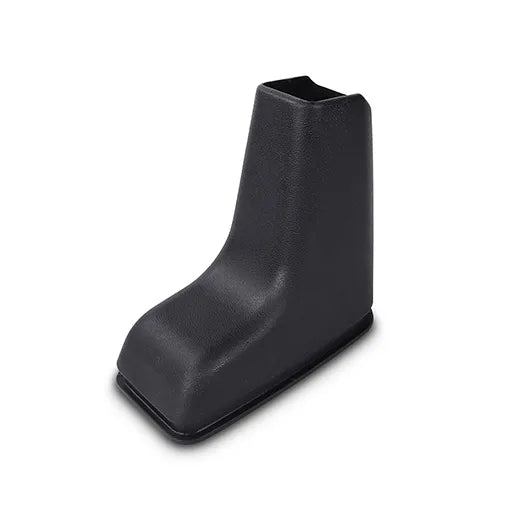 E-Z-GO RXV golf cart black OEM strut cover, durable replacement part with shield for suspension components