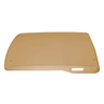 E-Z-GO OEM tan blow-molded sun canopy for golf carts providing weather-resistant shade and protection.