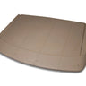 E-Z-GO OEM Suntop in stone beige with extension kit for golf carts, model 10027340G0102, showing the modular sunshade and extension.