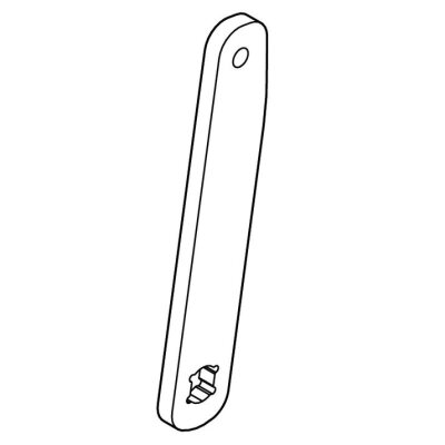E-Z-GO OEM brake master cylinder arm replacement for golf carts, showing the service arm part in a close-up view.