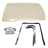 E-Z-GO RXV OEM Sun Top Service Kit in oyster for golf cart UV protection shade, includes components for sun top maintenance and replacement.