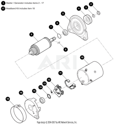 EZGO 654718 OEM Service Package Headband For Golf Carts Premium Replacement Part Fleet Ready