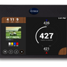 E-Z-GO SVC-UNIT GPS display for golf carts showing yardages and course maps, model PACE7 100-3003W.
