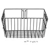 E-Z-GO sweater basket kit for golf carts, premium storage accessory, durable plastic basket with mesh sides and handle for easy carrying.