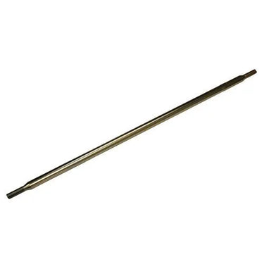 E-Z-GO OEM threaded tie rod for golf carts, high-quality replacement steering part with brand and product details visible.