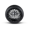 OEM E-Z-GO Paramount 205/40-14 Tire On Wheel For Golf Carts Black Machined Rim PN 20540-14 - Rainier Parts