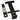 OEM E-Z-GO PF11760 Rear Tow Hitch for Golf Carts - Rainier Parts