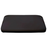 Black vinyl seat bottom for RXV golf cart by E-Z-GO, OEM 615169, showing the textured surface and fit for EZ-GO models.