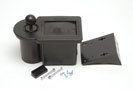 E-Z-GO club and ball washer with bracket package for golf carts, designed for easy cleaning of golf clubs and balls.