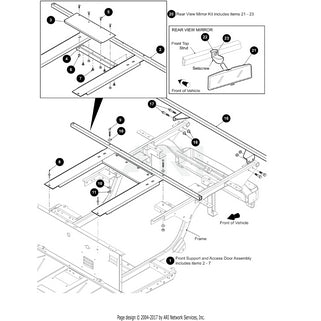EZGO OEM Refresher Mount Weldment 608827 For Golf Carts Durable LongLasting DropIn Mount