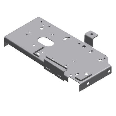 E-Z-GO OEM battery tray weldment with Ecoat Pcoat finish, durable replacement part for golf carts.