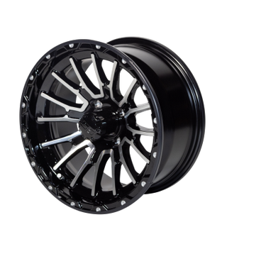 E-Z-GO 695907 SPDR Wheel 14x7 Black OEM for Golf Carts - Rainier Parts