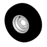 OEM E-Z-GO Wheel Assembly 736670 5-Bolt Rim Replacement for Golf Carts Durable Performance - Rainier Parts